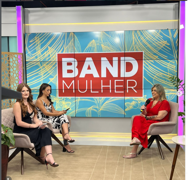 Participação em programa de televisão Band Mulher